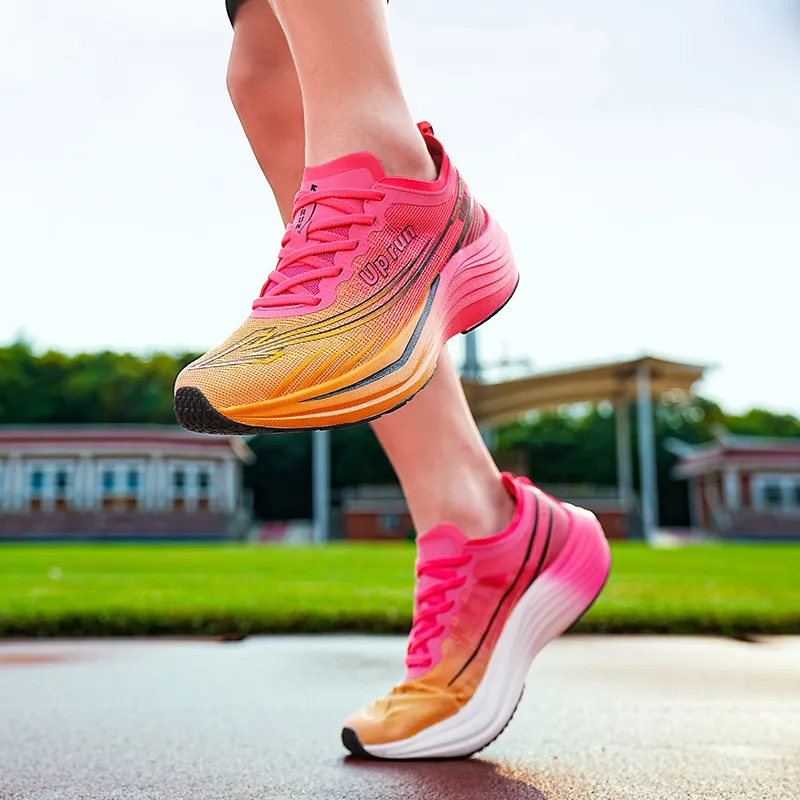Up Run UP2.0 Running Shoes Unisex Cherry Blossom Red-8