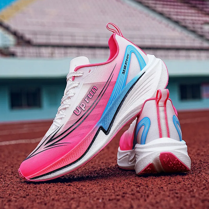 Up Run Mars Arrow Running Shoes Unisex Peach Fortune Pink-5