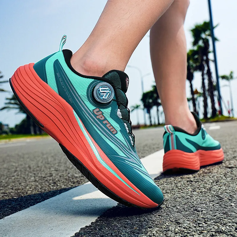 Up Run Cyclone Arrow Low-Top Running Shoes Unisex Qinghai Green-5