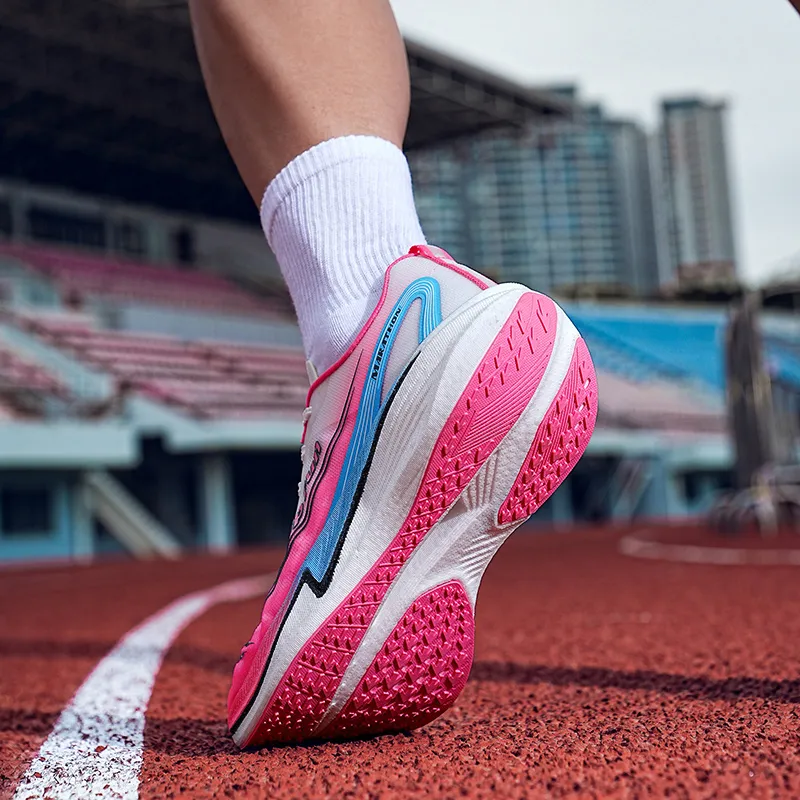 Up Run Mars Arrow Running Shoes Unisex Peach Fortune Pink-6