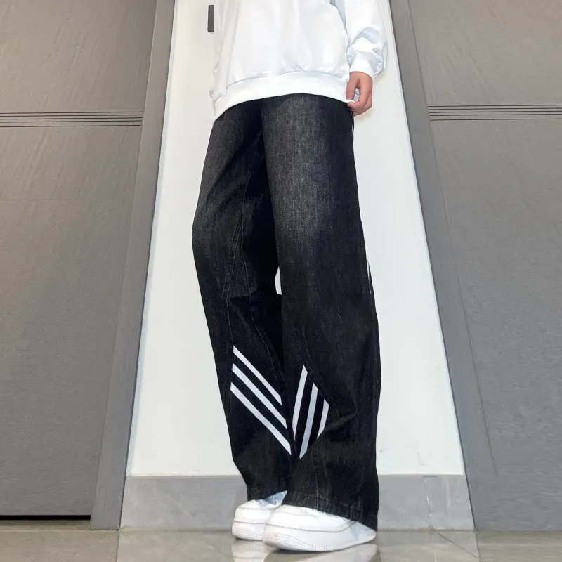 Menglaini Jeans Unisex-3