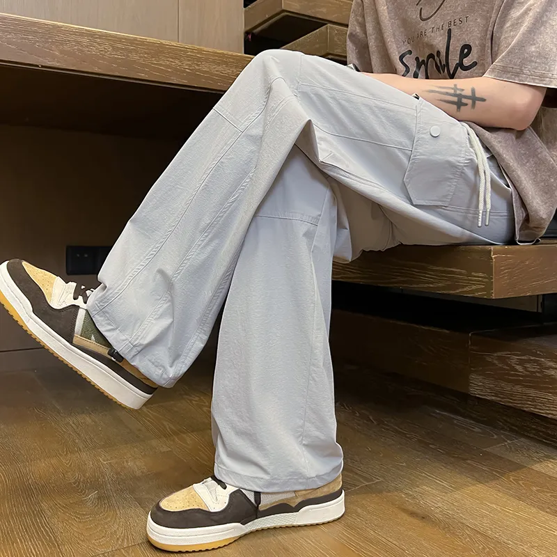 Menglaini Casual Pants Unisex-22