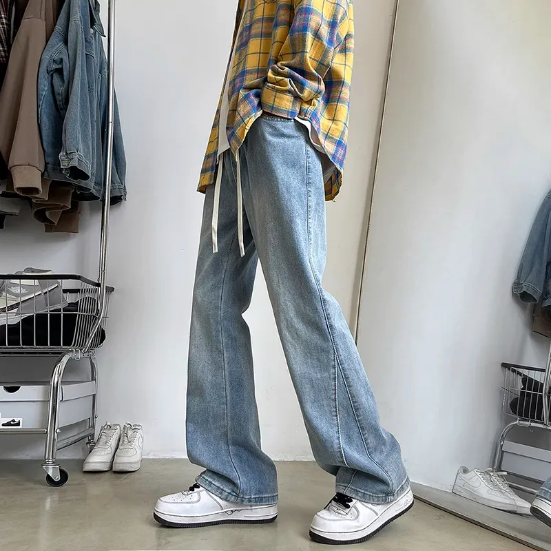 Menglaini Jeans Unisex-12