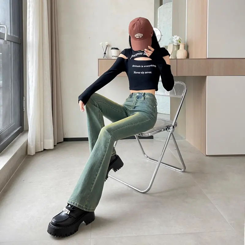Menglaini Jeans Women's-17