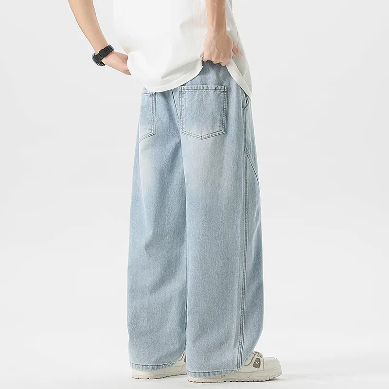 Menglaini Jeans Unisex-11