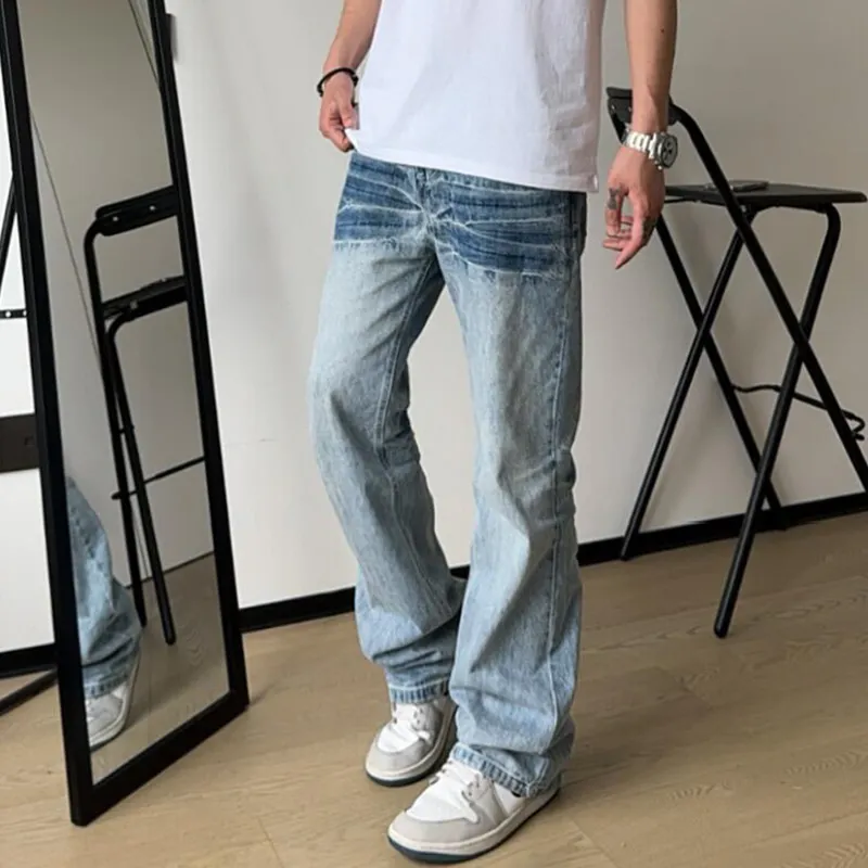 Menglaini Jeans Unisex Blue-2