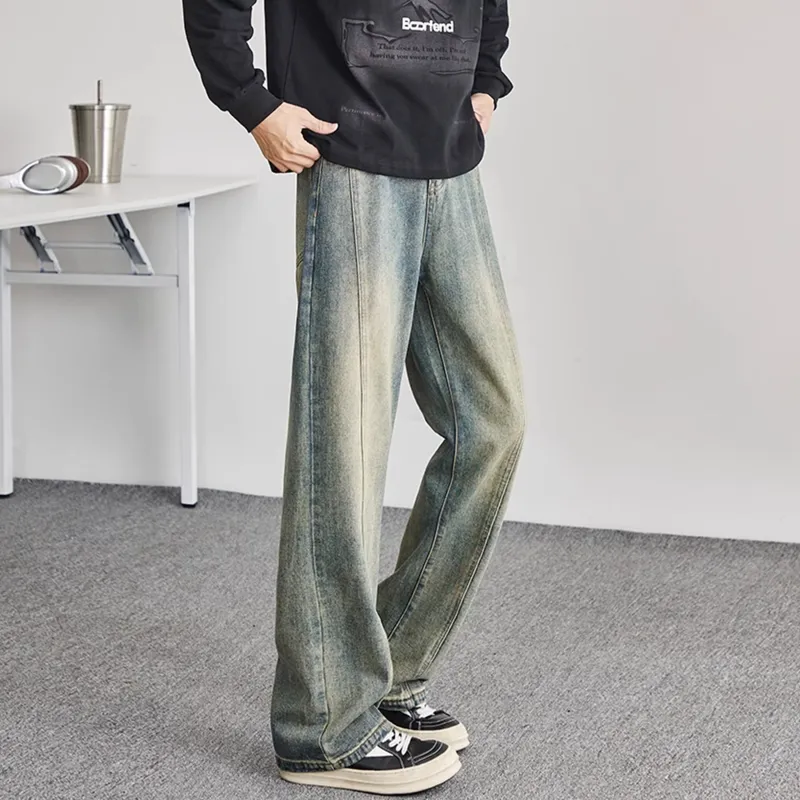Menglaini Jeans Unisex-3