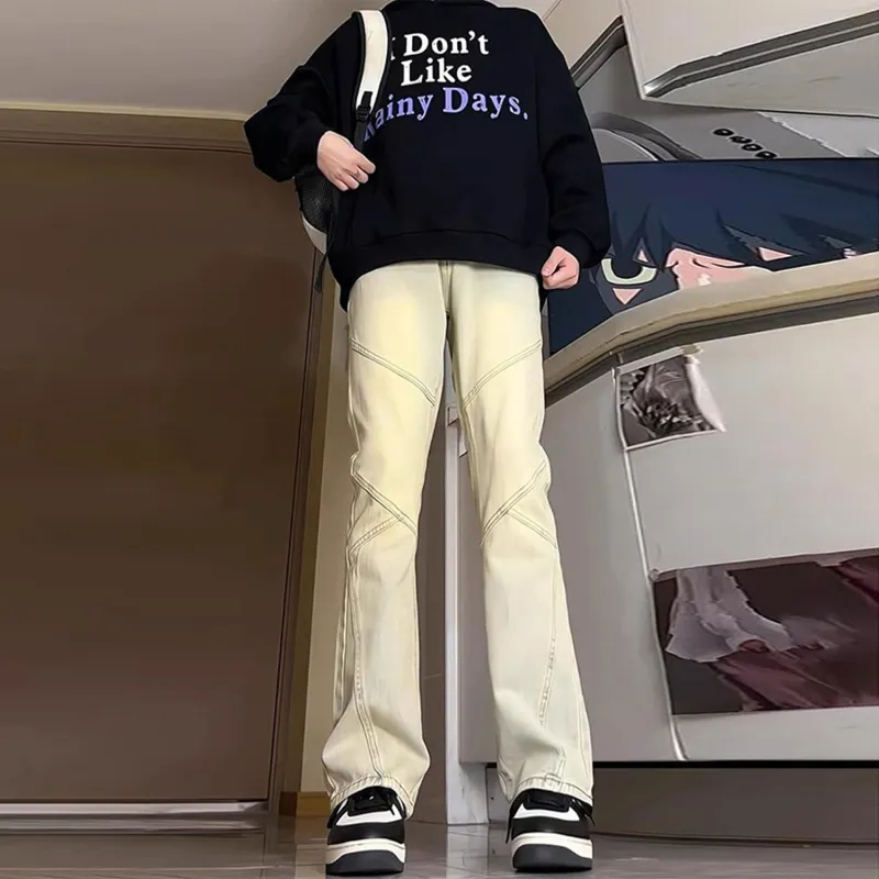 Menglaini Jeans Unisex-1