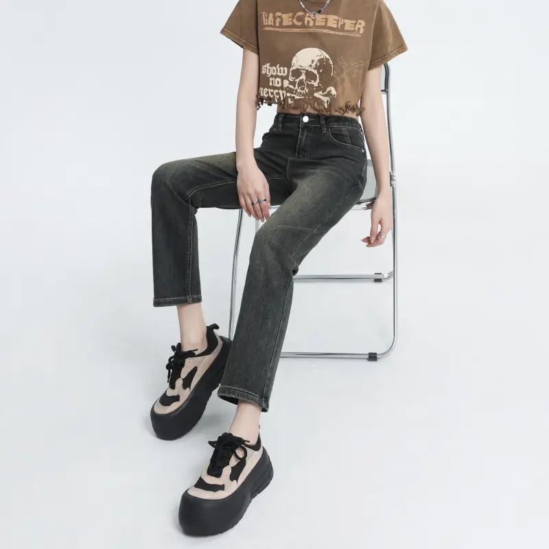Menglaini Jeans Women's-12
