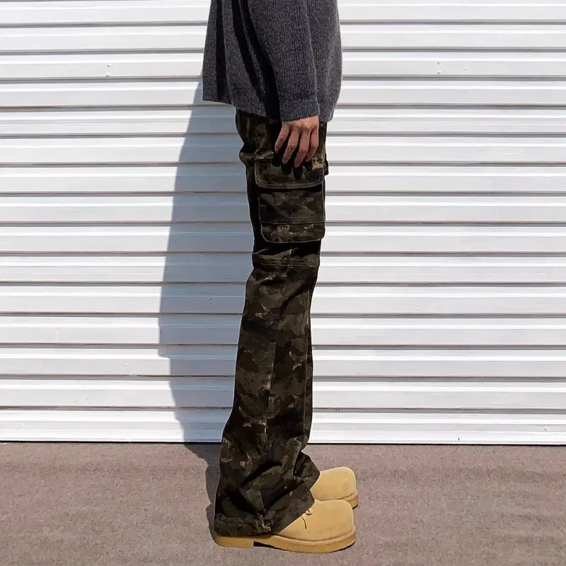 Menglaini Jeans Unisex Camouflage-4