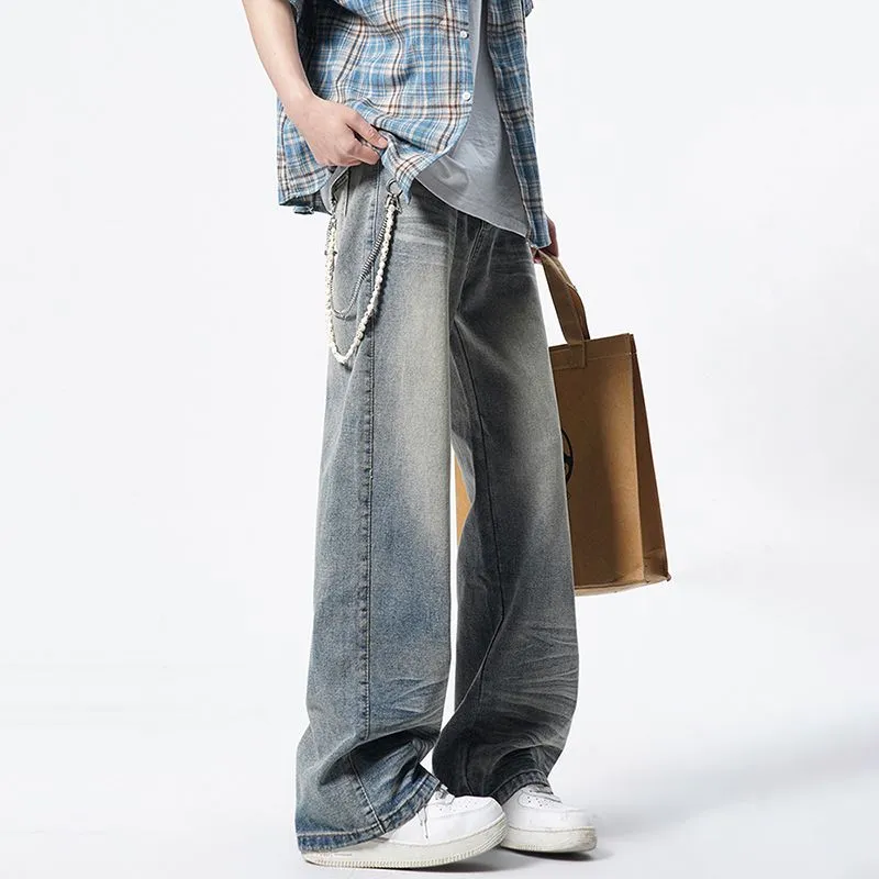 Menglaini Jeans Unisex Nostalgic Blue-4