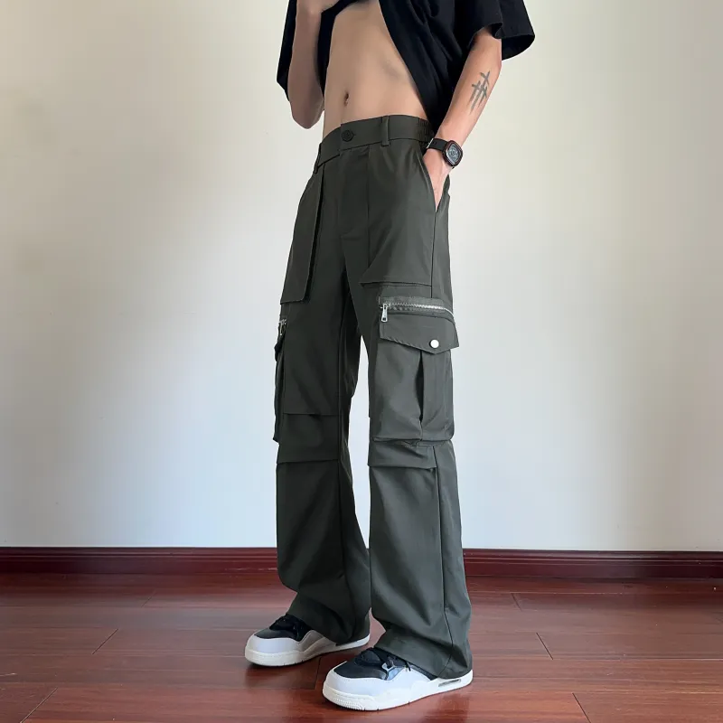 Menglaini Casual Pants Unisex-7