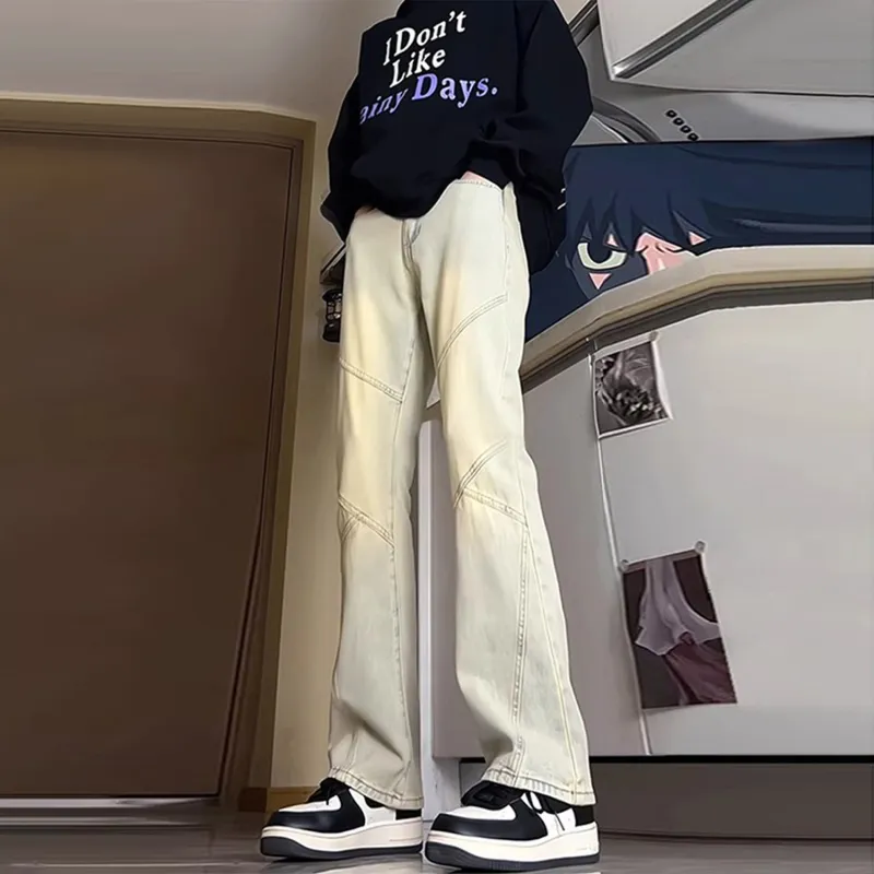 Menglaini Jeans Unisex-5