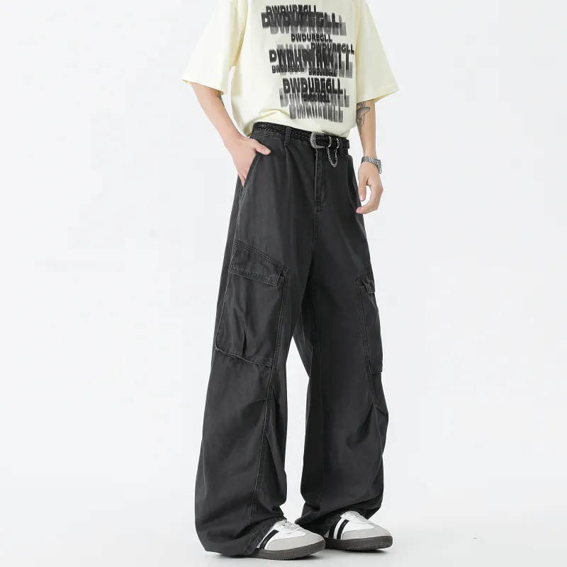 Menglaini Jeans Unisex-8