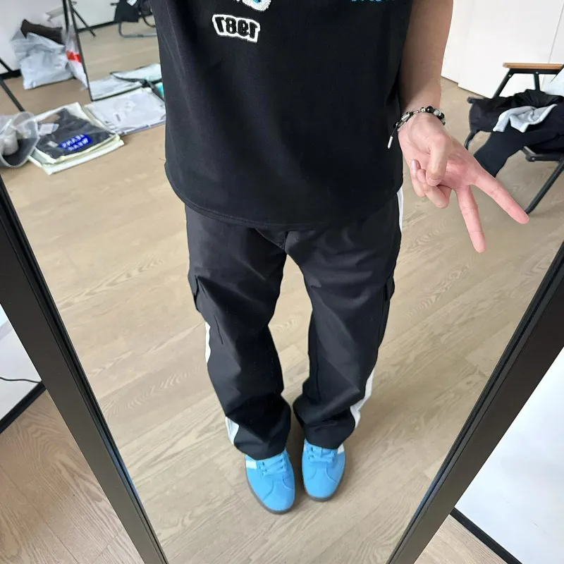 Menglaini Casual Pants Unisex-3