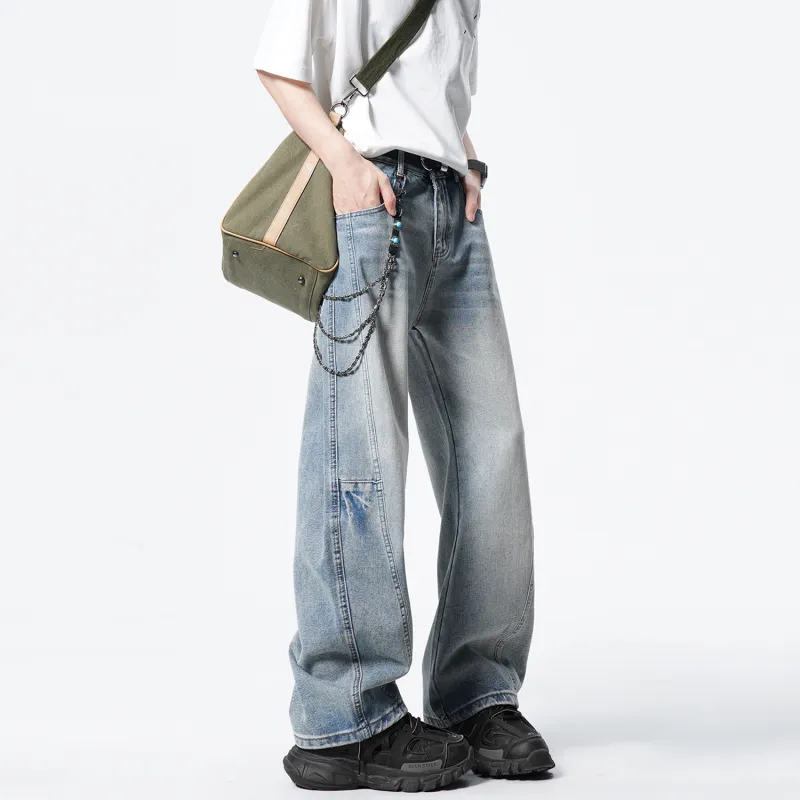 Menglaini Jeans Unisex-12