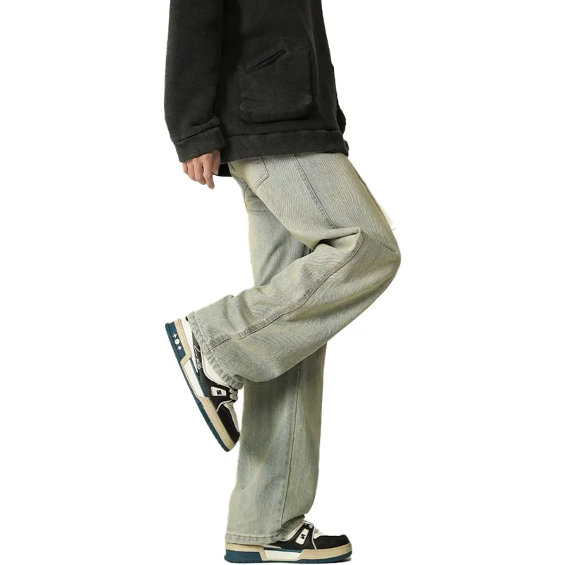 Menglaini Jeans Unisex-6
