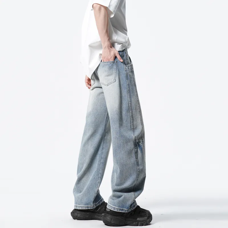Menglaini Jeans Unisex-13