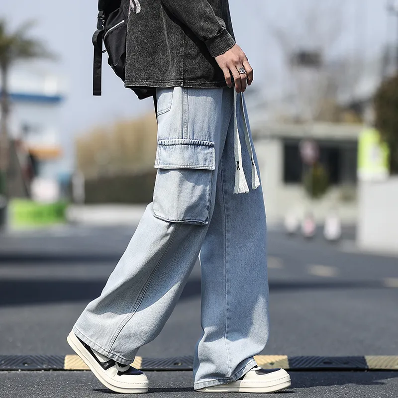 Menglaini Jeans Unisex-4