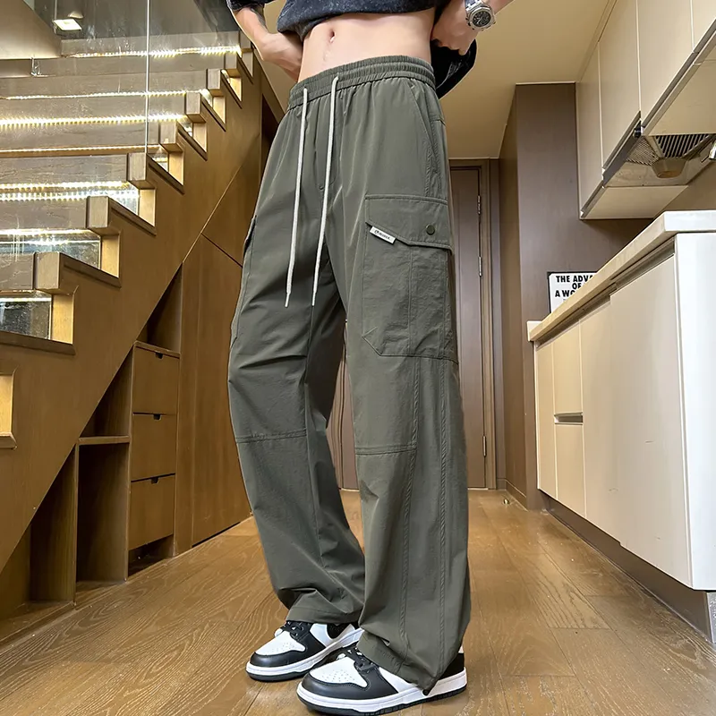Menglaini Casual Pants Unisex-9