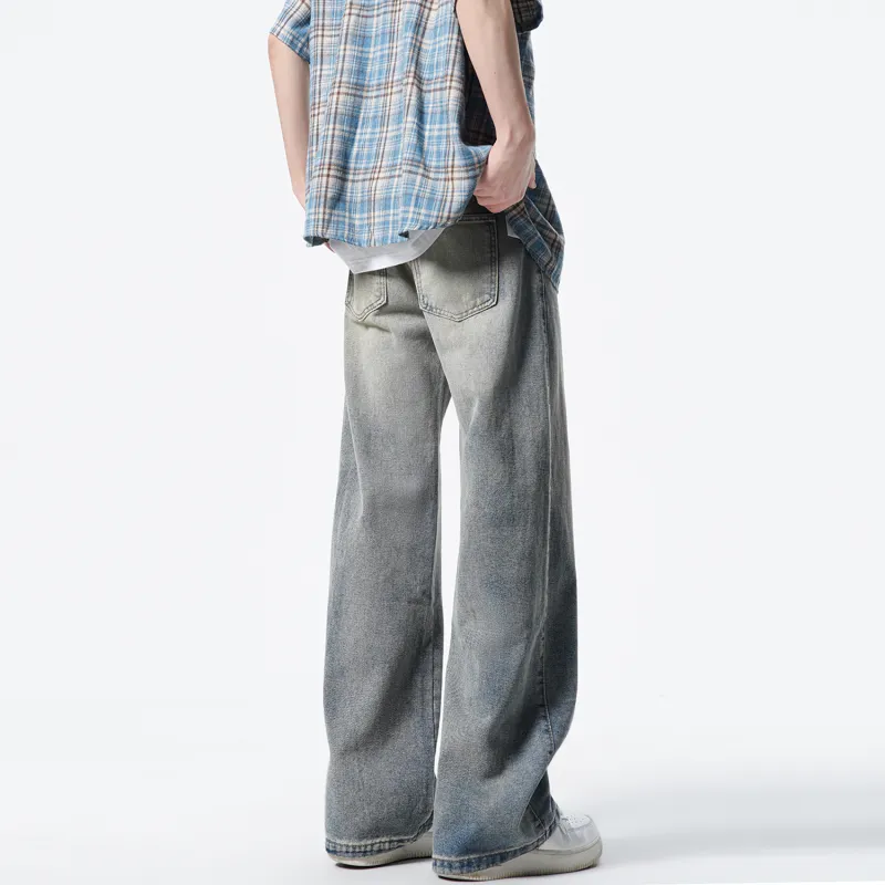 Menglaini Jeans Unisex Nostalgic Blue-1