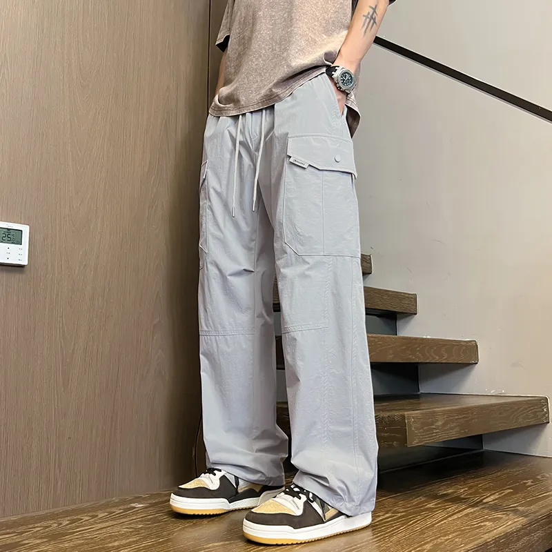 Menglaini Casual Pants Unisex-21