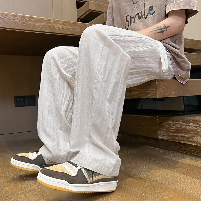Menglaini Casual Pants Unisex-23