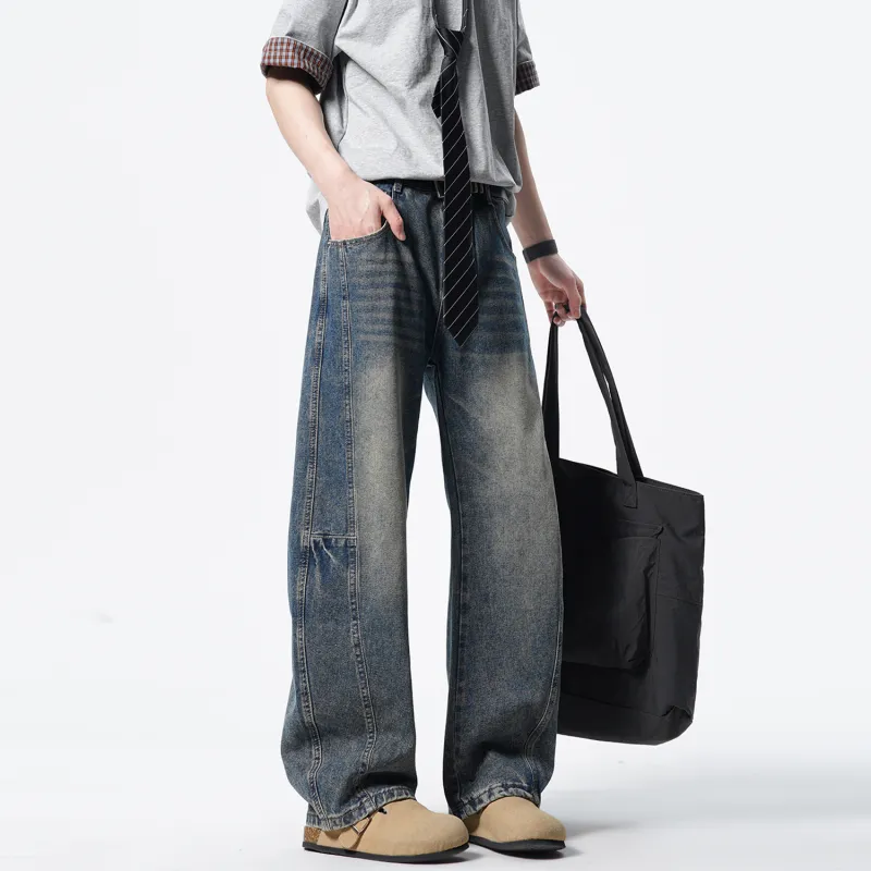Menglaini Jeans Unisex-4