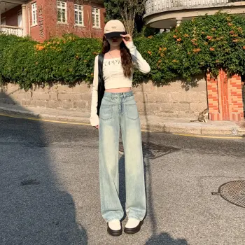 Menglaini Jeans Unisex