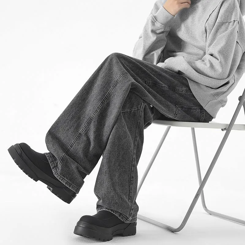 Menglaini Jeans Unisex-9