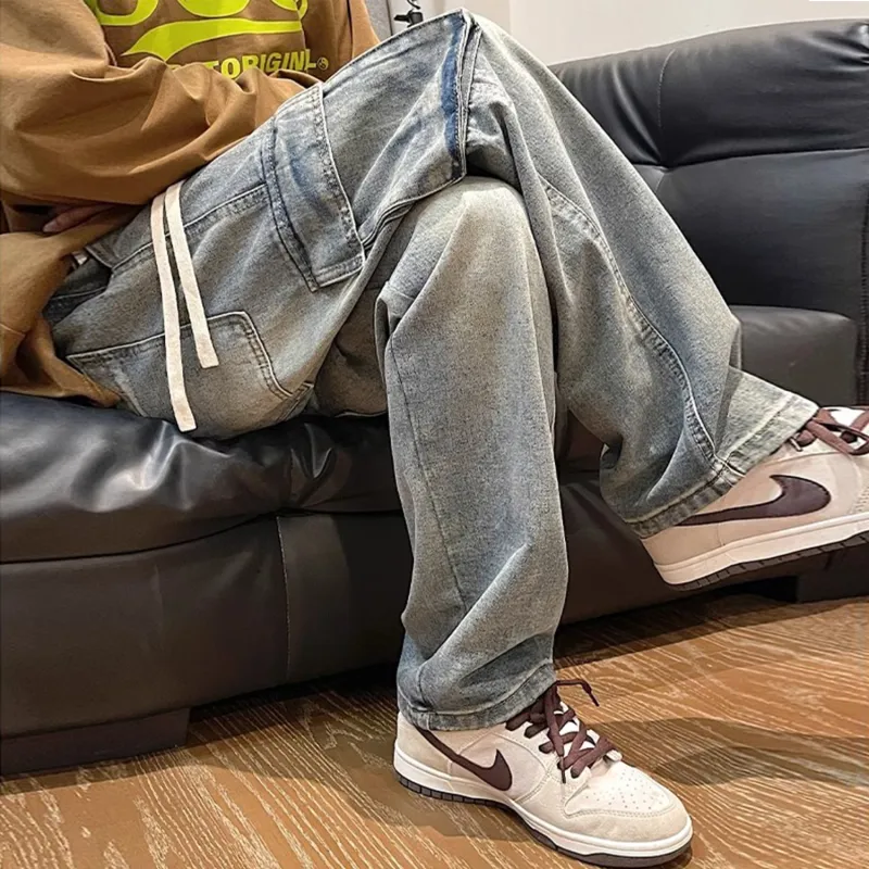 Menglaini Jeans Unisex-2