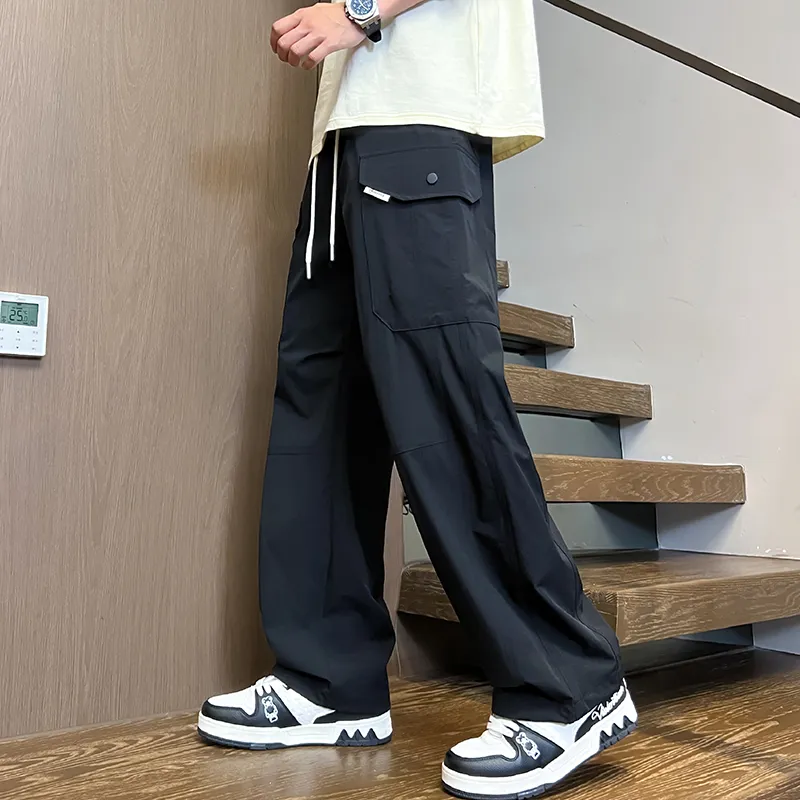 Menglaini Casual Pants Unisex-4