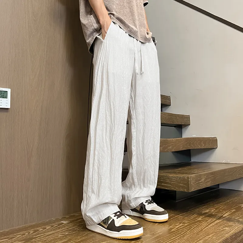 Menglaini Casual Pants Unisex-19