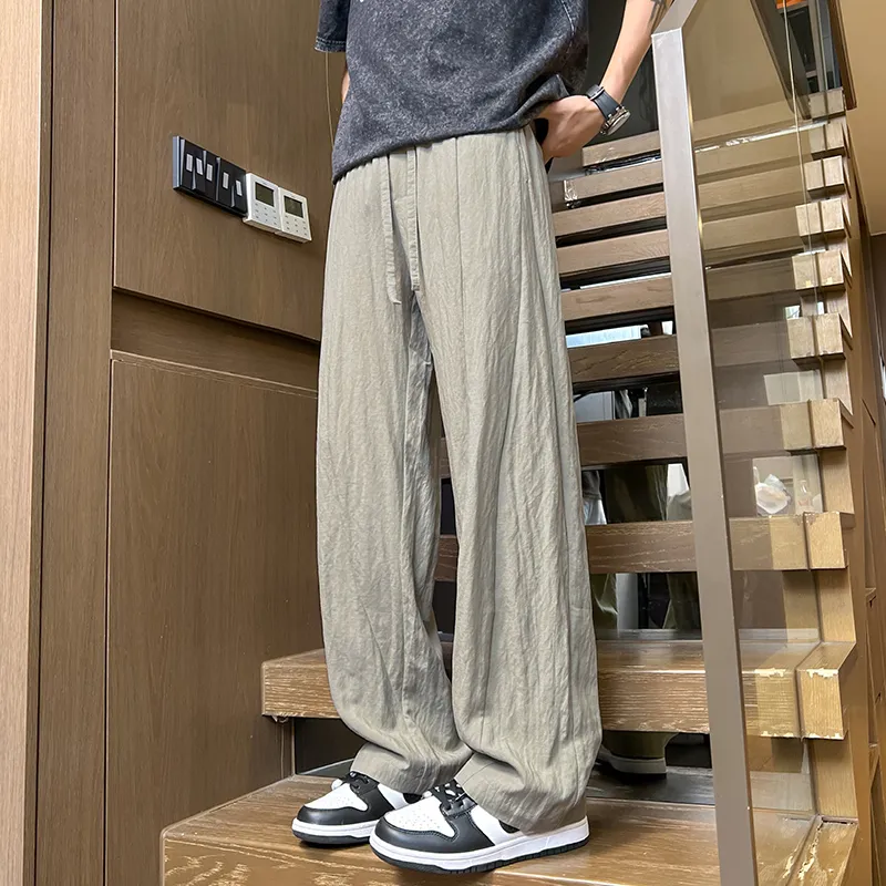 Menglaini Casual Pants Unisex-14