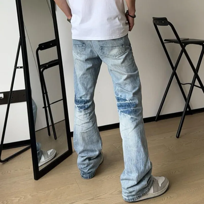 Menglaini Jeans Unisex Blue-3