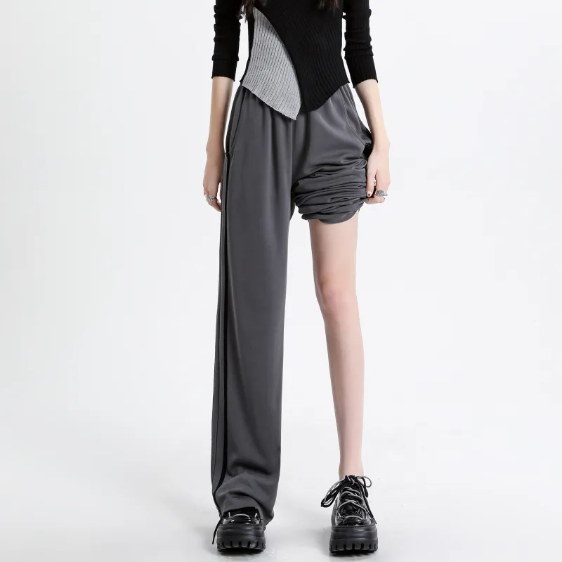 Menglaini Casual Pants Unisex-8