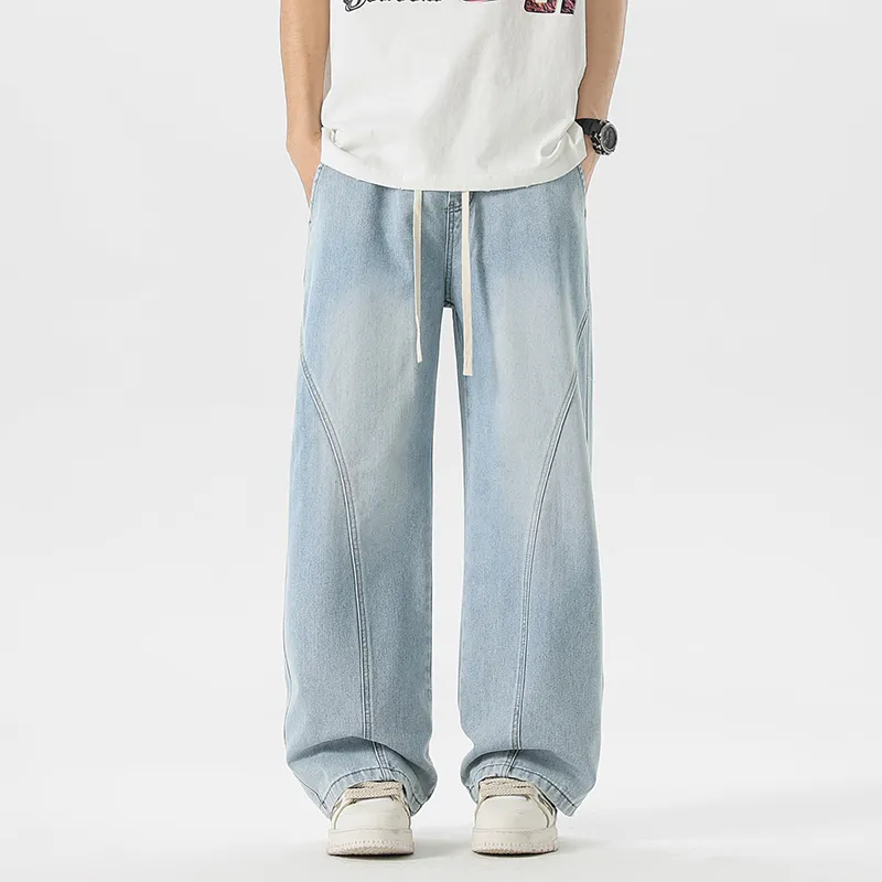 Menglaini Jeans Unisex-12