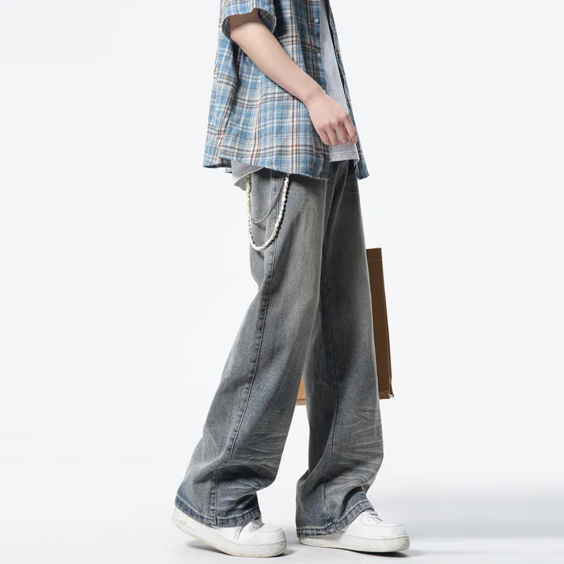 Menglaini Jeans Unisex Nostalgic Blue-3