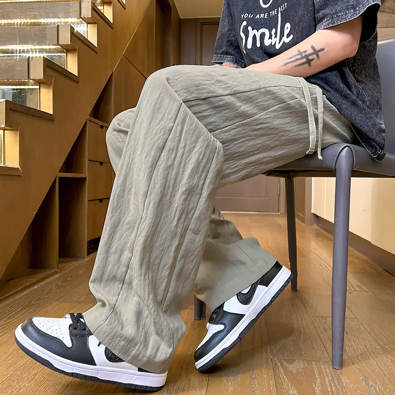 Menglaini Casual Pants Unisex-17