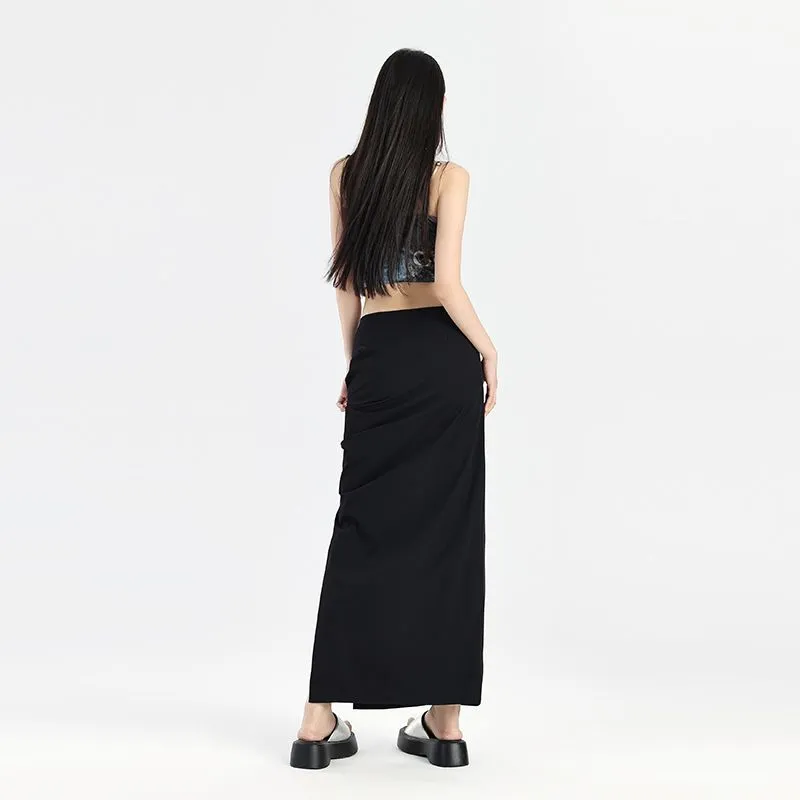 Menglaini Casual Long Skirt Women's-2
