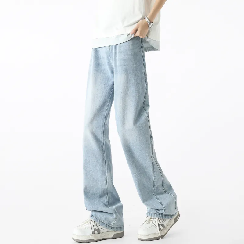 Menglaini Jeans Unisex-16