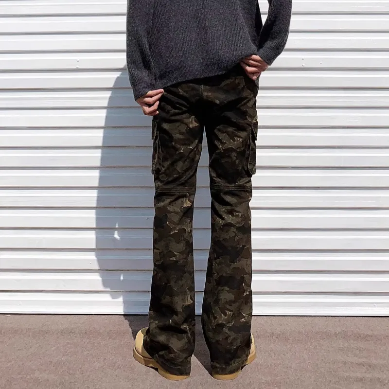 Menglaini Jeans Unisex Camouflage-3