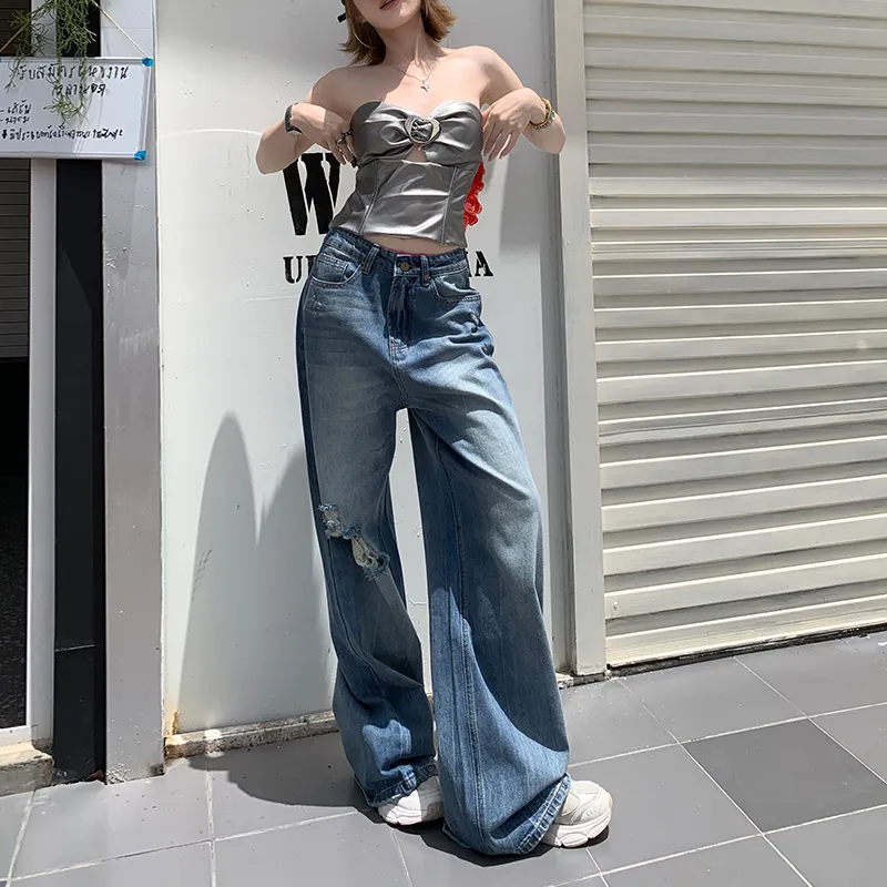 Menglaini Jeans Women's-3