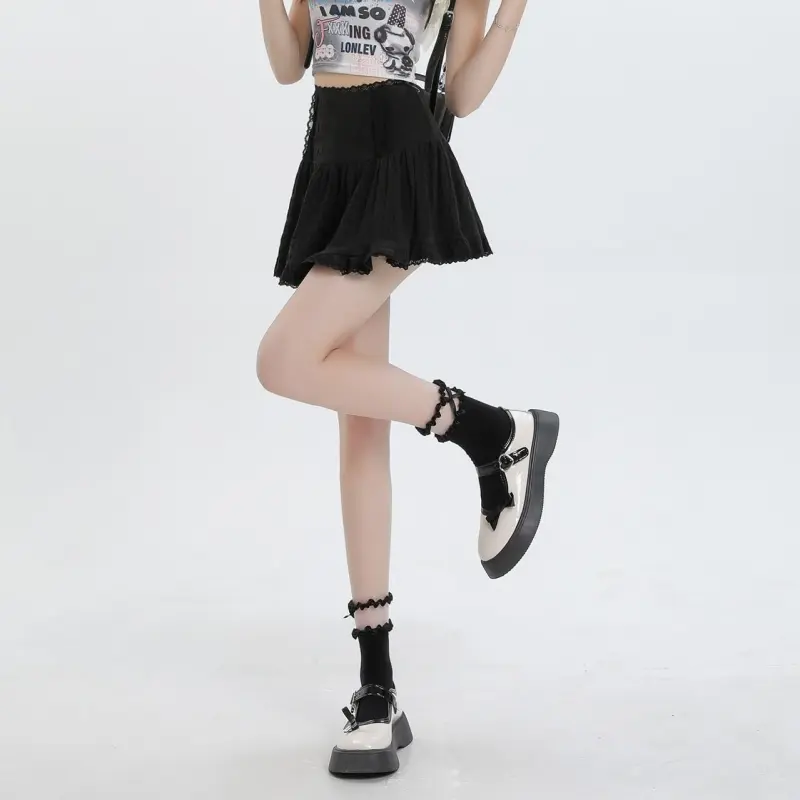 Menglaini Casual Short Skirts Women's-4