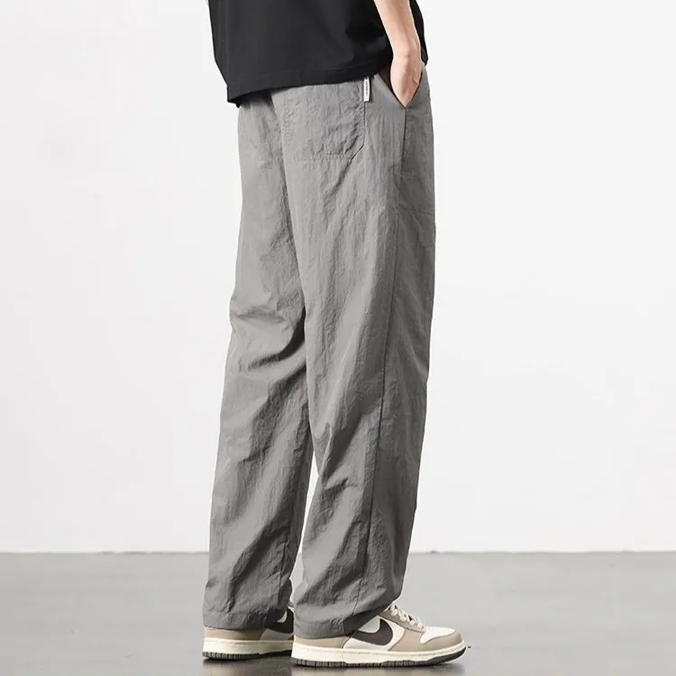 Menglaini Casual Pants Unisex Black-7