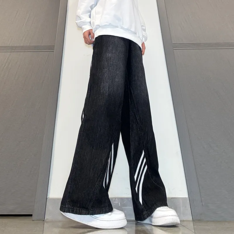 Menglaini Jeans Unisex-5