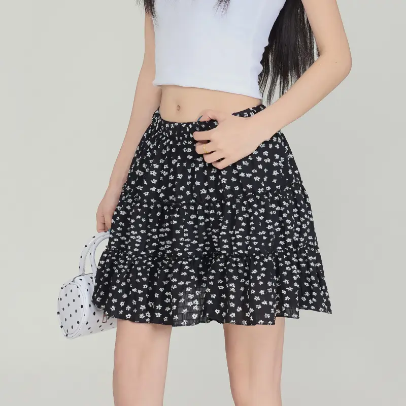 Menglaini Casual Short Skirts Women's-3
