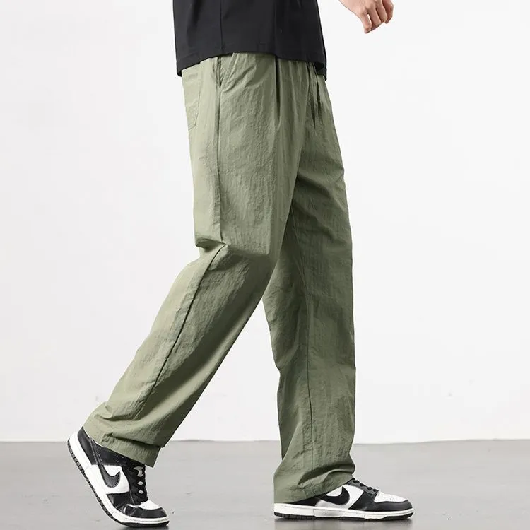 Menglaini Casual Pants Unisex Black-10