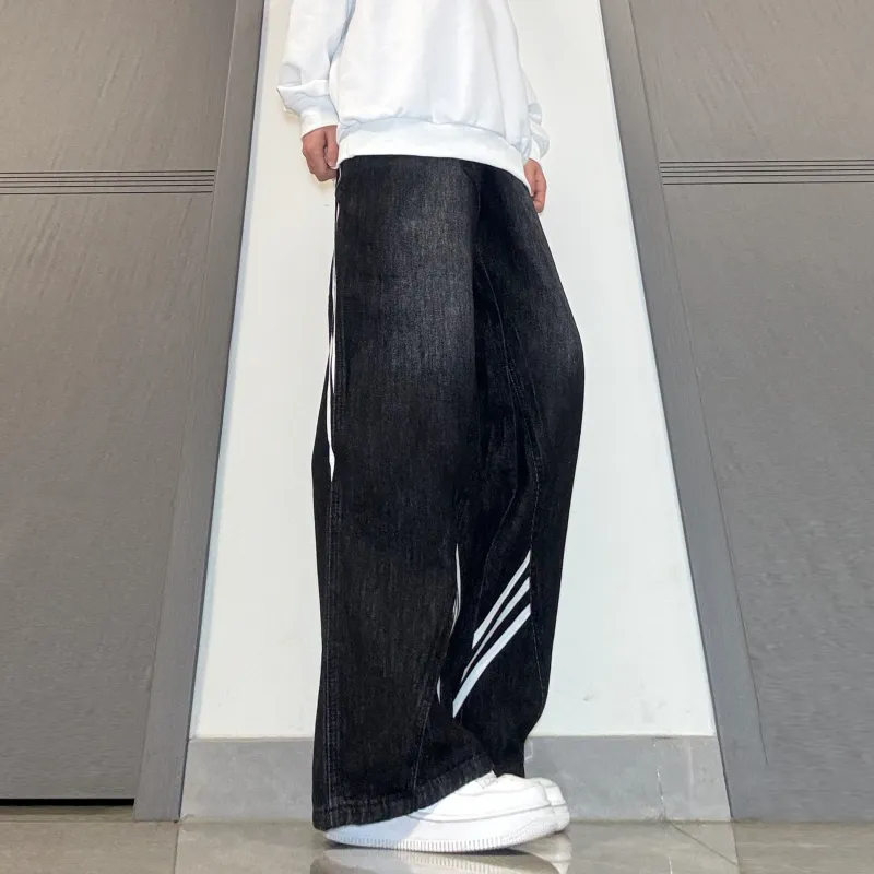 Menglaini Jeans Unisex-4