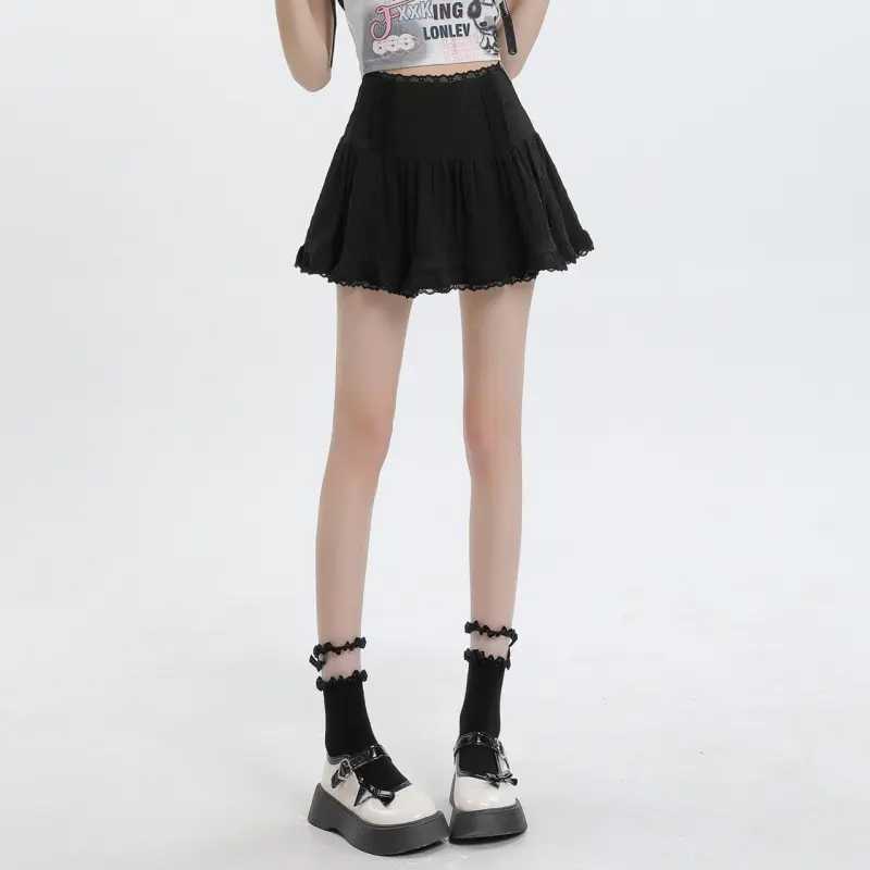 Menglaini Casual Short Skirts Women's-3